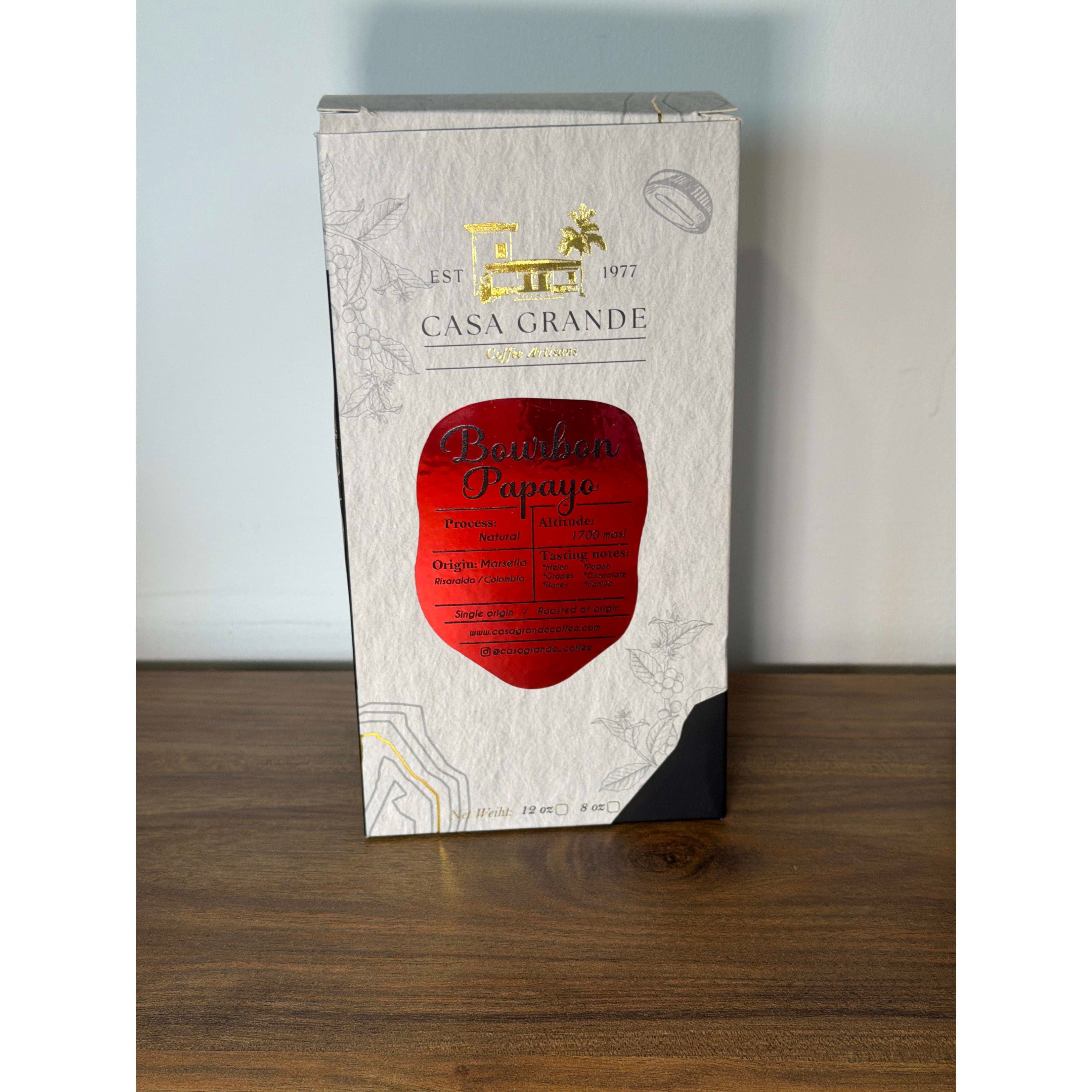 Empaque de Bourbon Papayo